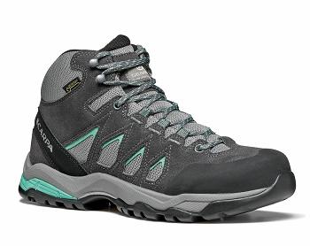 Dámské Boty Birkenstock Moraine Mid Gtx Turistické Šedé Blankyt | CZ 331ZUT